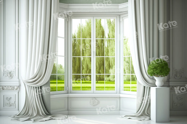 Kate Grass Outside the Window Backdrop Designed by Chain Photography - Kate Backdrop AU