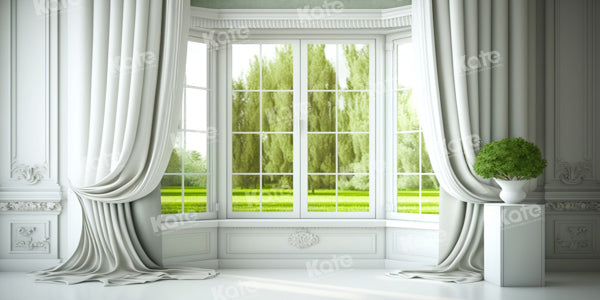 Kate Grass Outside the Window Backdrop Designed by Chain Photography - Kate Backdrop AU