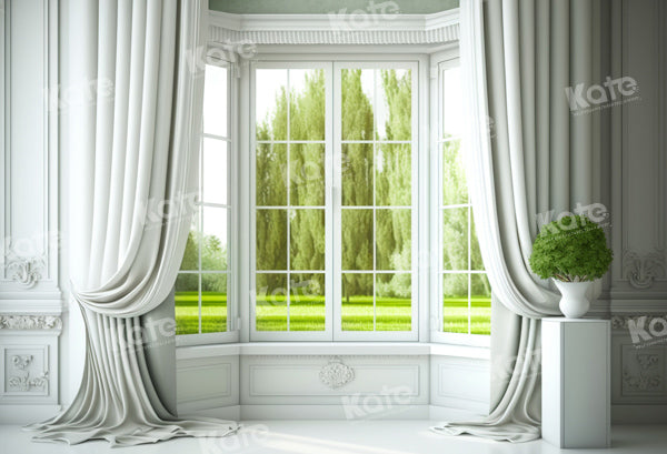 Kate Grass Outside the Window Backdrop Designed by Chain Photography - Kate Backdrop AU
