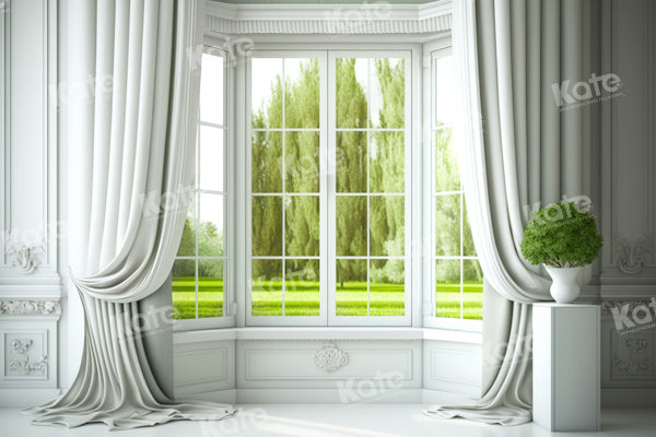 Kate Grass Outside the Window Backdrop Designed by Chain Photography - Kate Backdrop AU