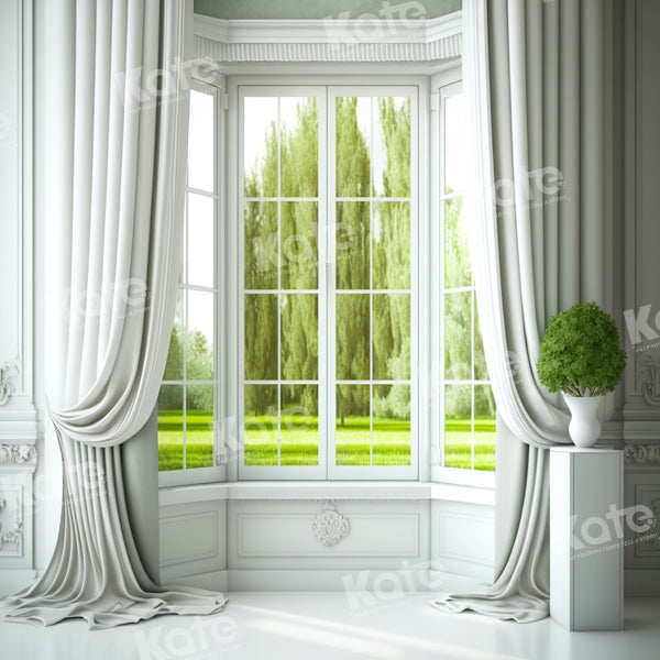 Kate Grass Outside the Window Backdrop Designed by Chain Photography - Kate Backdrop AU