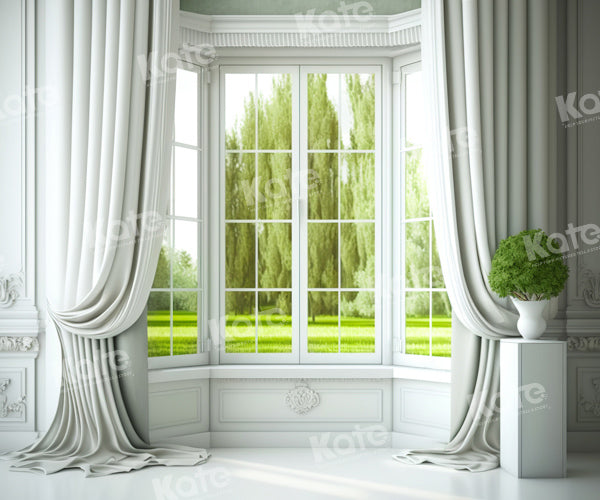 Kate Grass Outside the Window Backdrop Designed by Chain Photography - Kate Backdrop AU