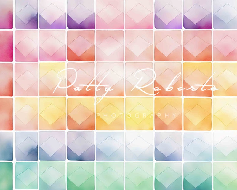 Kate Colorful Chaos Backdrop Designed by Patty Robertss - Kate Backdrop AU