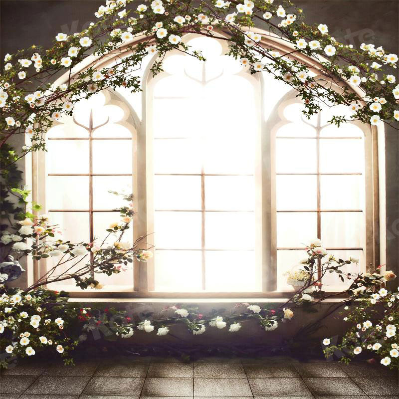 Kate Flowers Window Backdrops for Photographers Wedding
