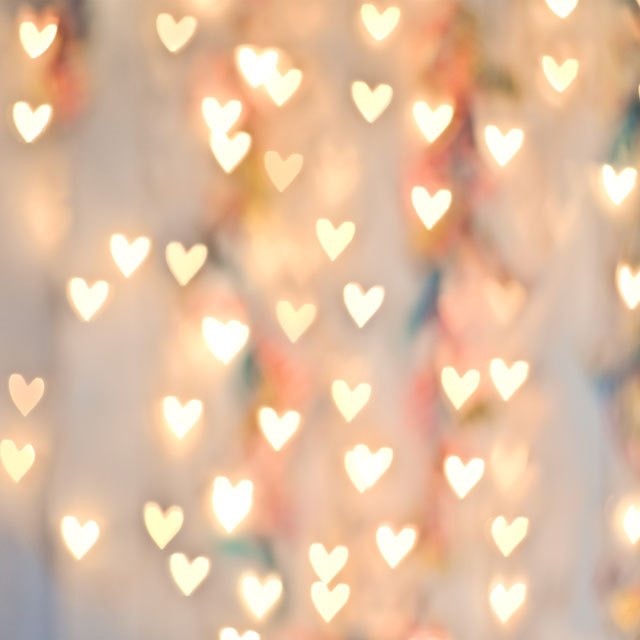 Kate Light Pink Love Heart Glitter Valentine's Day Backdrops for Photography