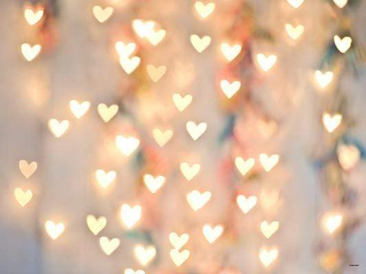 Katebackdrop Kate Light Pink Love Heart Glitter Backdrops for Photography