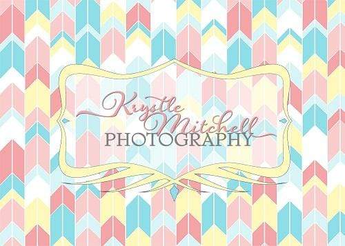 Kate Seamless Chevron Diamond Children Backdrop Designed By Krystle Mitchell Photography