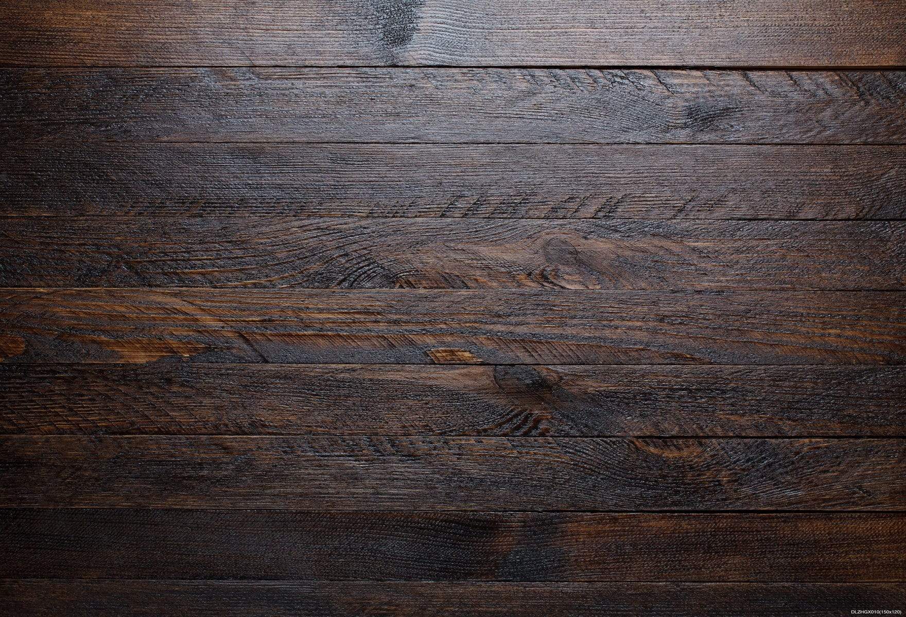 Kate Dark Wood barn Rubber Floor Mat for Photo - Kate Backdrop AU