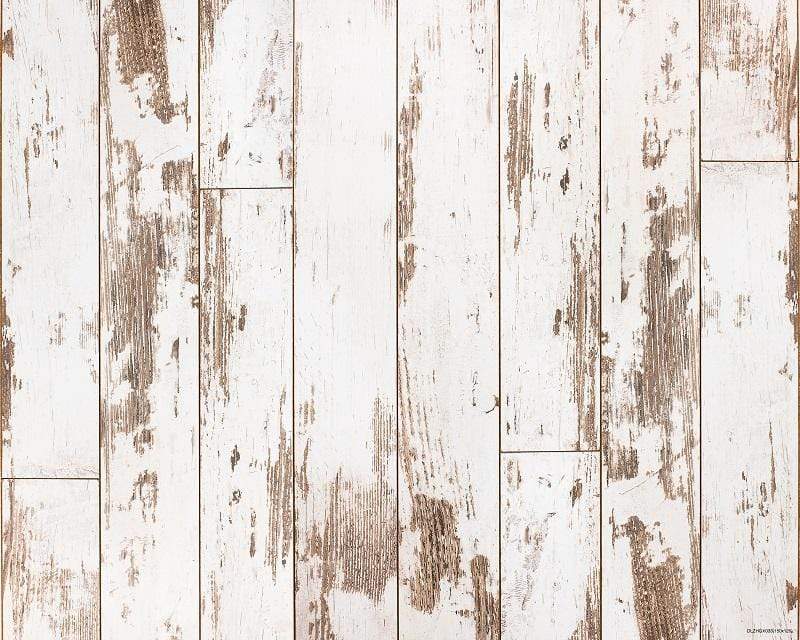 Katebackdrop AU retro white wood rubber floor mat