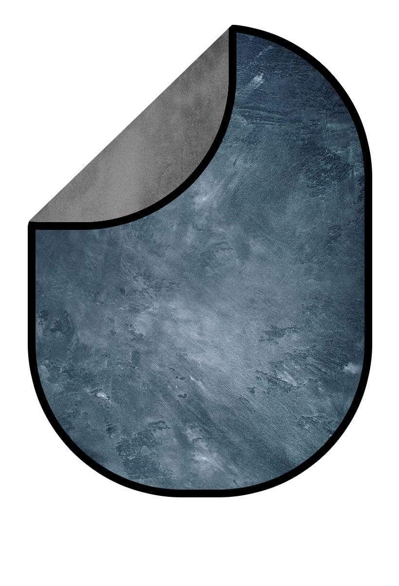 Kate Abstract Faded Blue/Abstract Gray Collapsible Backdrop Photography 5X6.5ft(1.5x2m) - katebackdrop AU