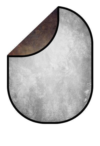 Kate Dark Brown Abstract Texture/Silver Grey Texture Collapsible Backdrop Photography 5X6.5ft(1.5x2m) - katebackdrop AU