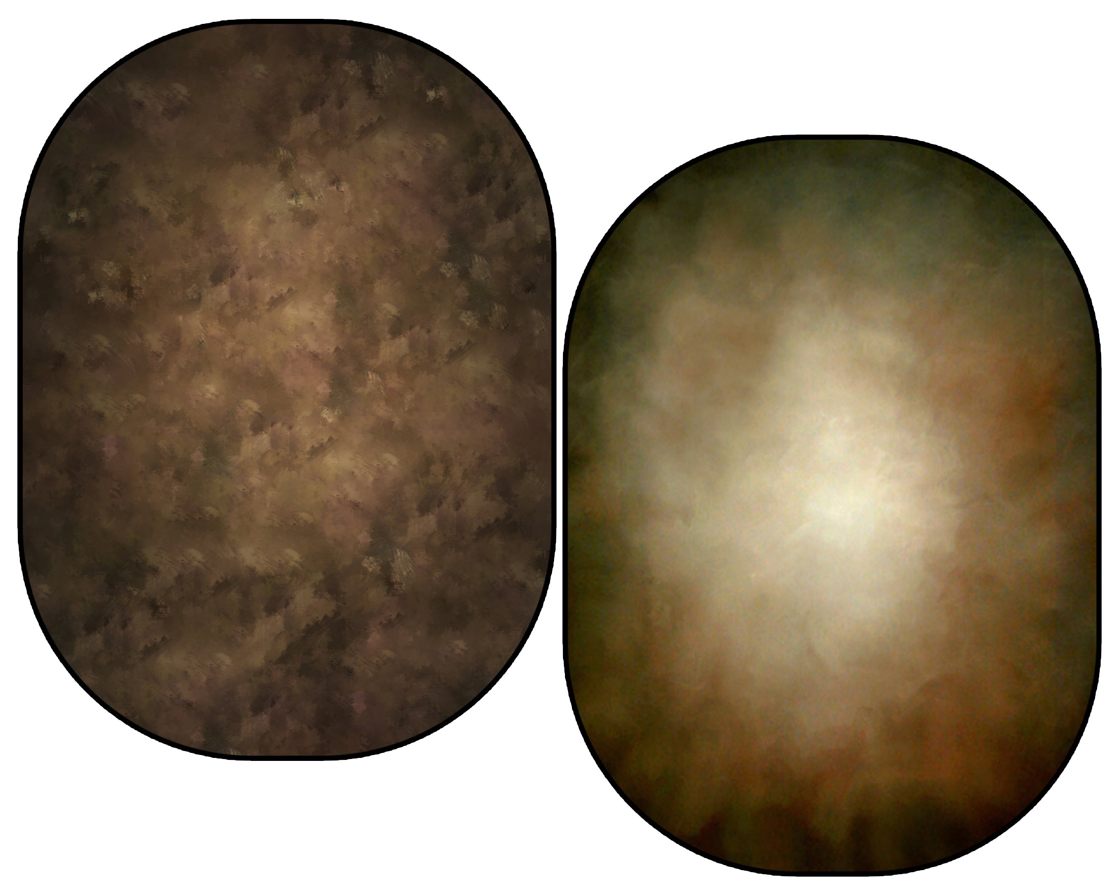 Kate Deep Brown/Light Brown Collapsible Backdrop Photography 5X6.5ft(1.5x2m) - katebackdrop AU