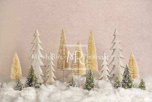 Kate Elegant Christmas Trees Backdrop for Photography Designed By Mandy Ringe Photography