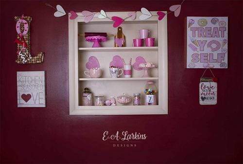 Kate Valentines Kitchen Backdrop Designed By Erin Larkins