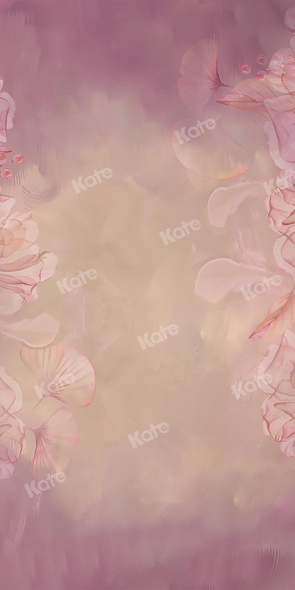 Kate Fine Art Floral Blurry Pink Backdrop Designed by GQ - Kate Backdrop AU