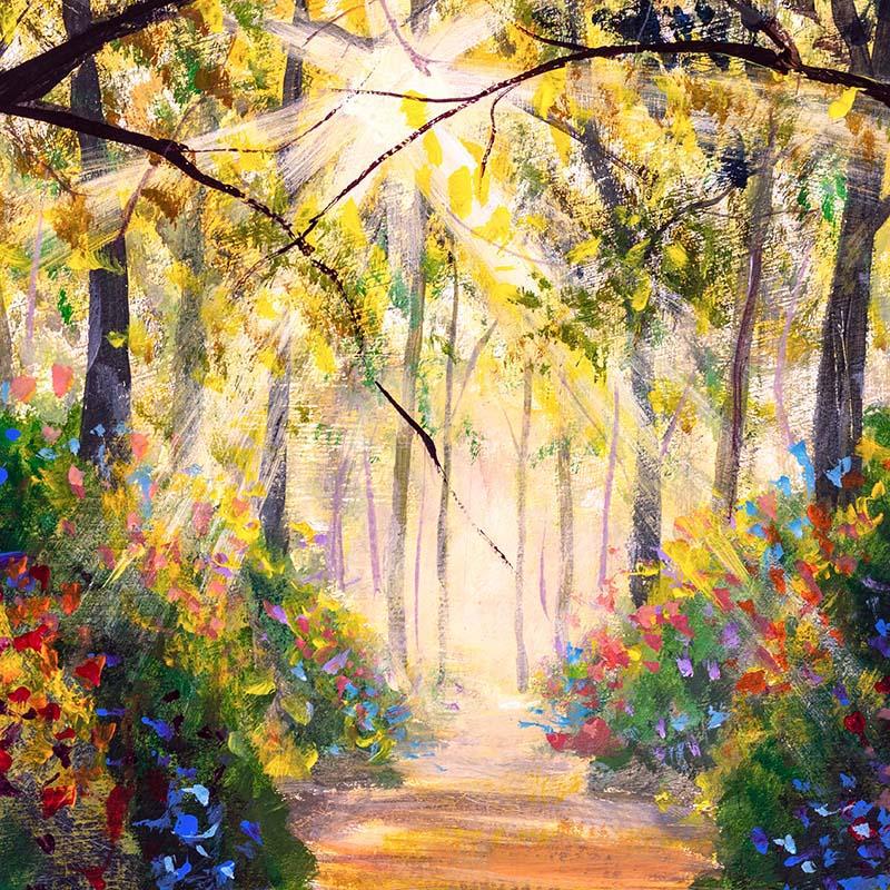 Kate Fine Art Grove Path Spring Autumn Backdrop Designed by GQ - Kate Backdrop AU