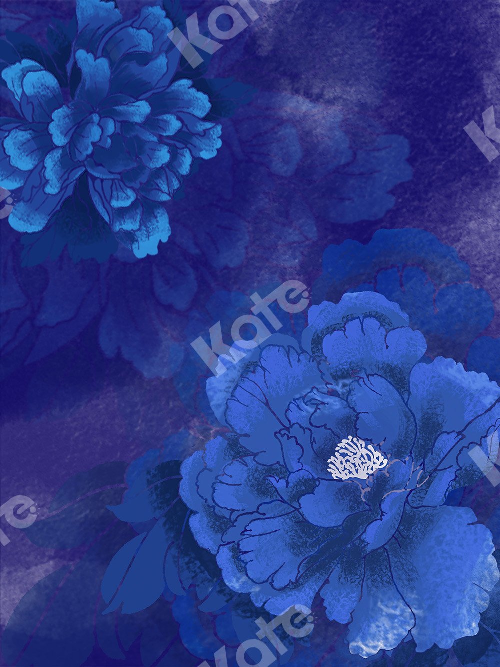 Kate Flower Backdrop Purple Tone for Portrait Designed by Jia Chan Photography - Kate Backdrop AU