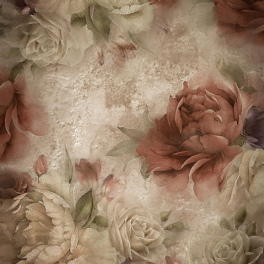 Kate Fine Art Florals Retro Peony Backdrop Designed by GQ - Kate Backdrop AU
