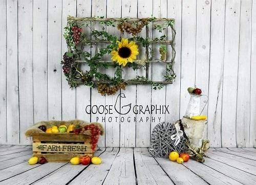 Kate Fall Fruit Harvest Backdrop for Photography Designed By Amanda Moffatt