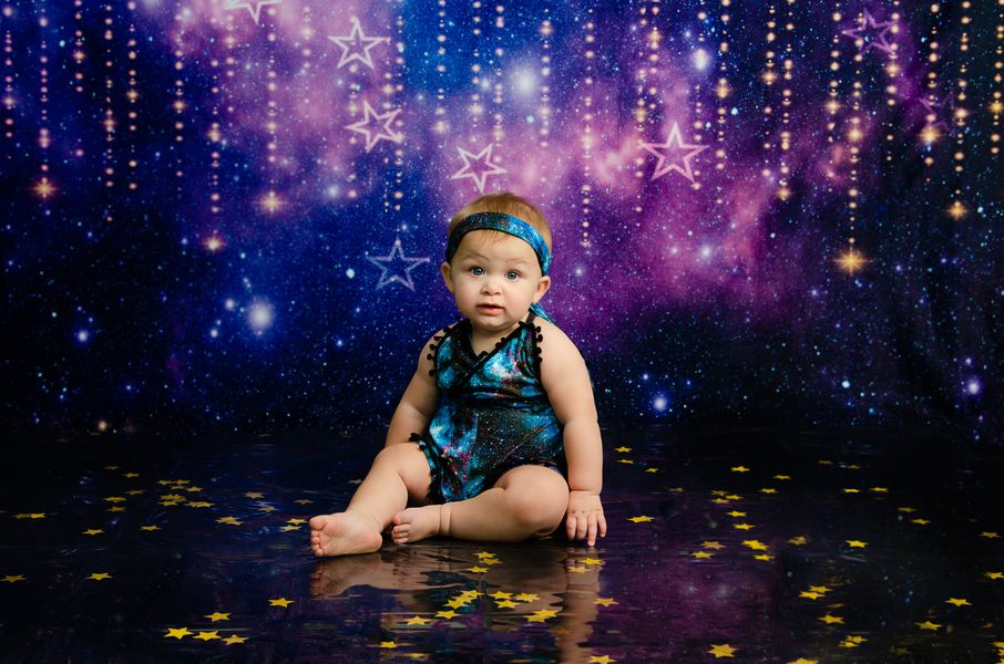 Kate Twinkle Star Night dreams Cloud Backdrop Baby - Kate Backdrop AU
