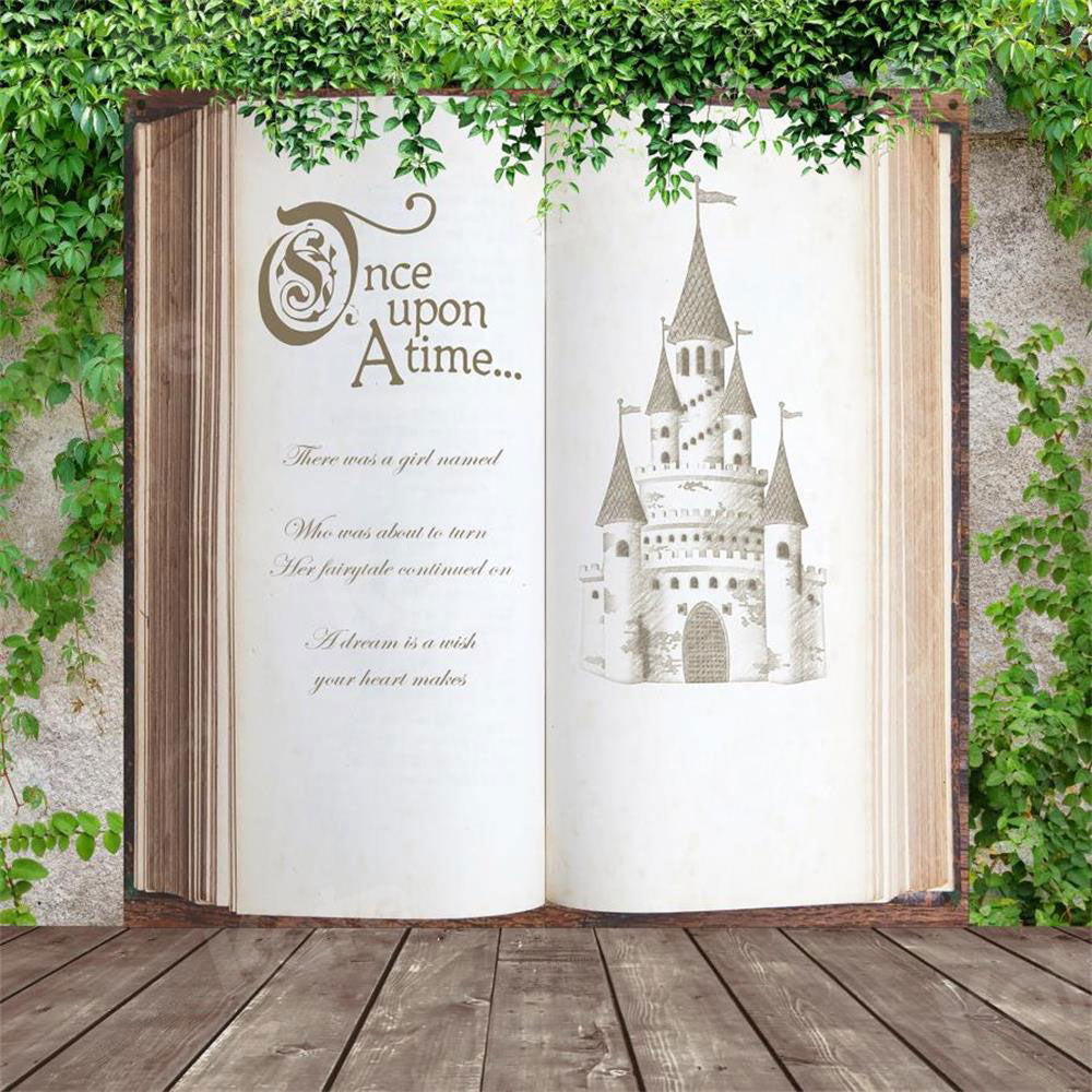 Kate Fairy Tale Backdrop Castle Book Story Designed By JS Photography - Kate Backdrop AU
