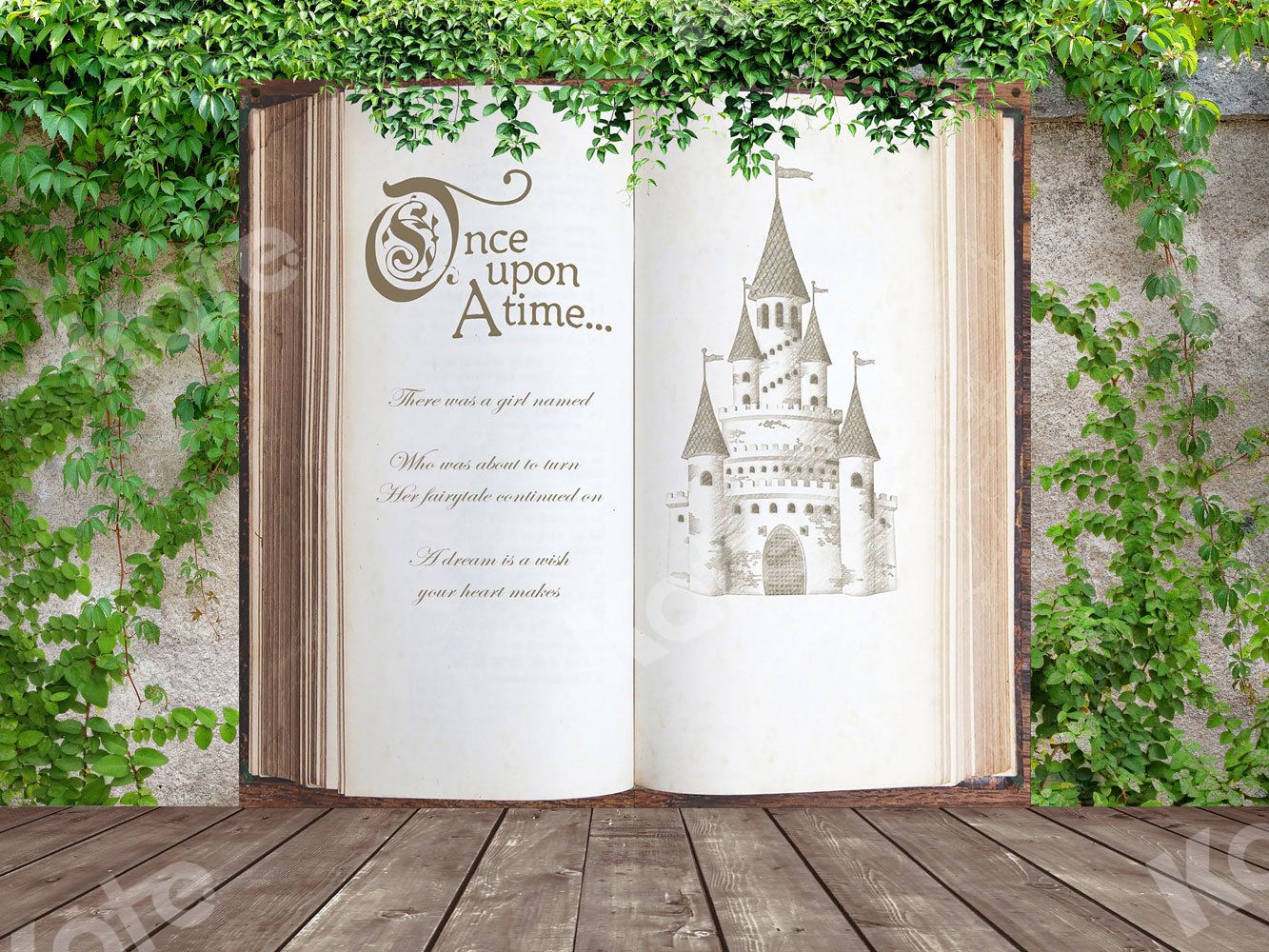 Kate Fairy Tale Backdrop Castle Book Story Designed By JS Photography - Kate Backdrop AU