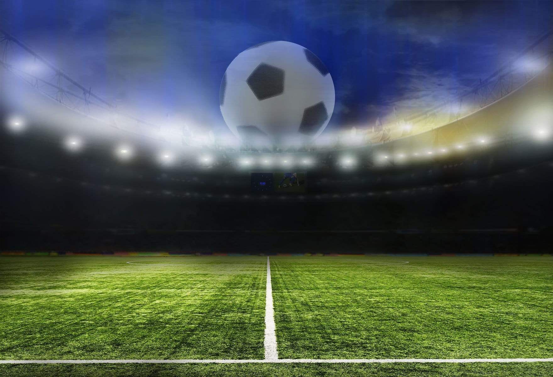 Kate Football field with football and lights Backdrop for Photography designed by Jerry_Sina - Kate Backdrop AU