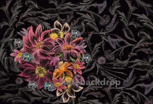 Kate Fine Art Flower Dark Backdrop Designed By Jerry_Sina