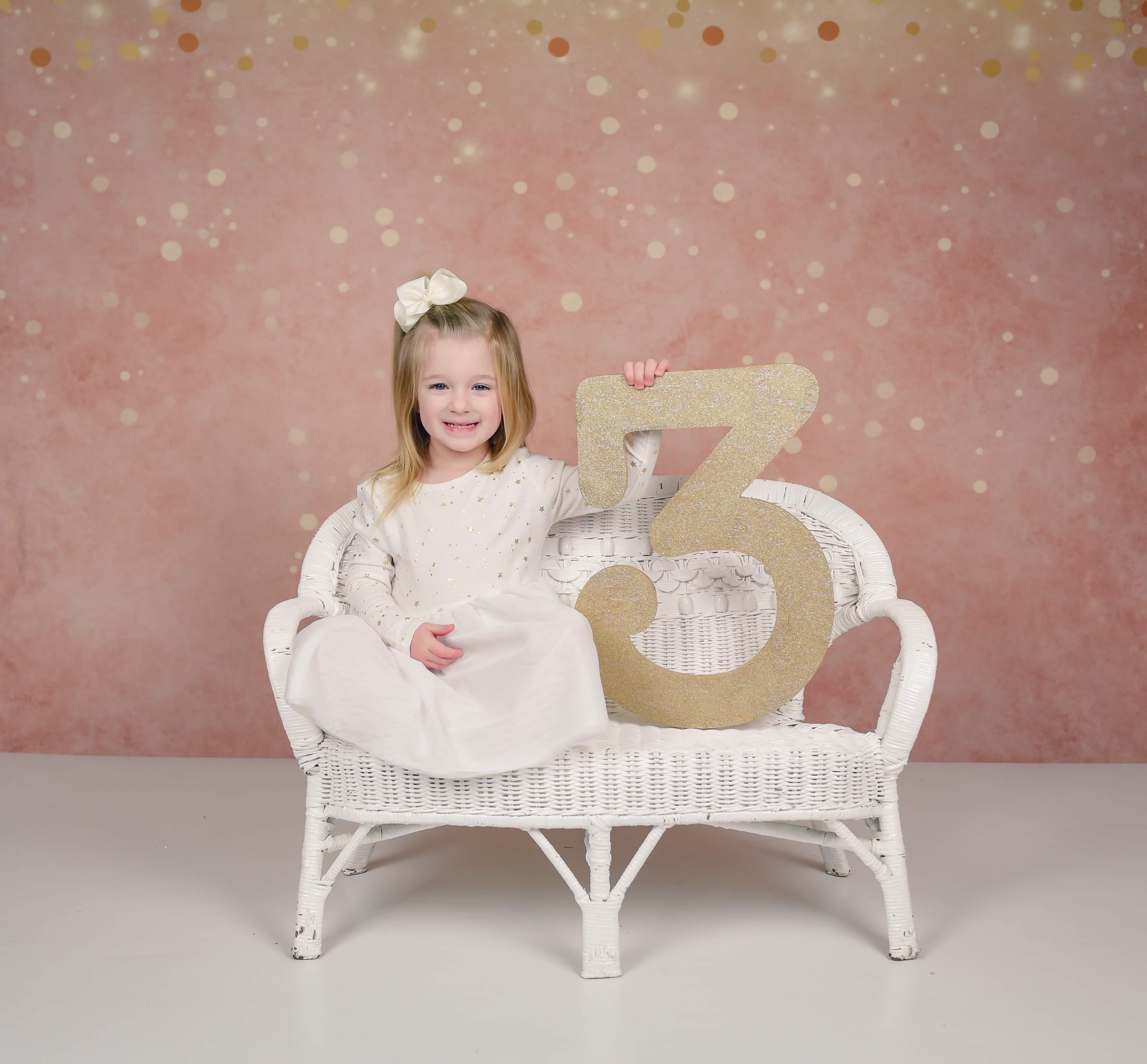 Kate Bokeh Fine Art Beige Orange color Backdrop Designed By Jerry_Sina - Kate Backdrop AU