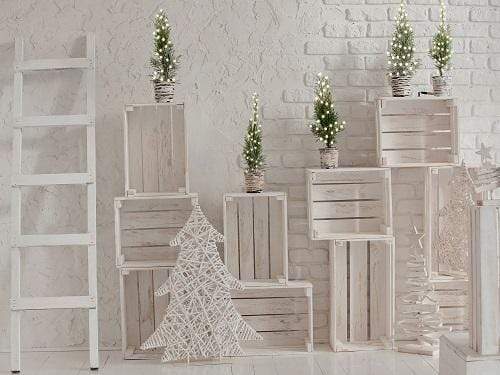 Kate Simple White Christmas Decorations Backdrop Designed By Jerry_Sina
