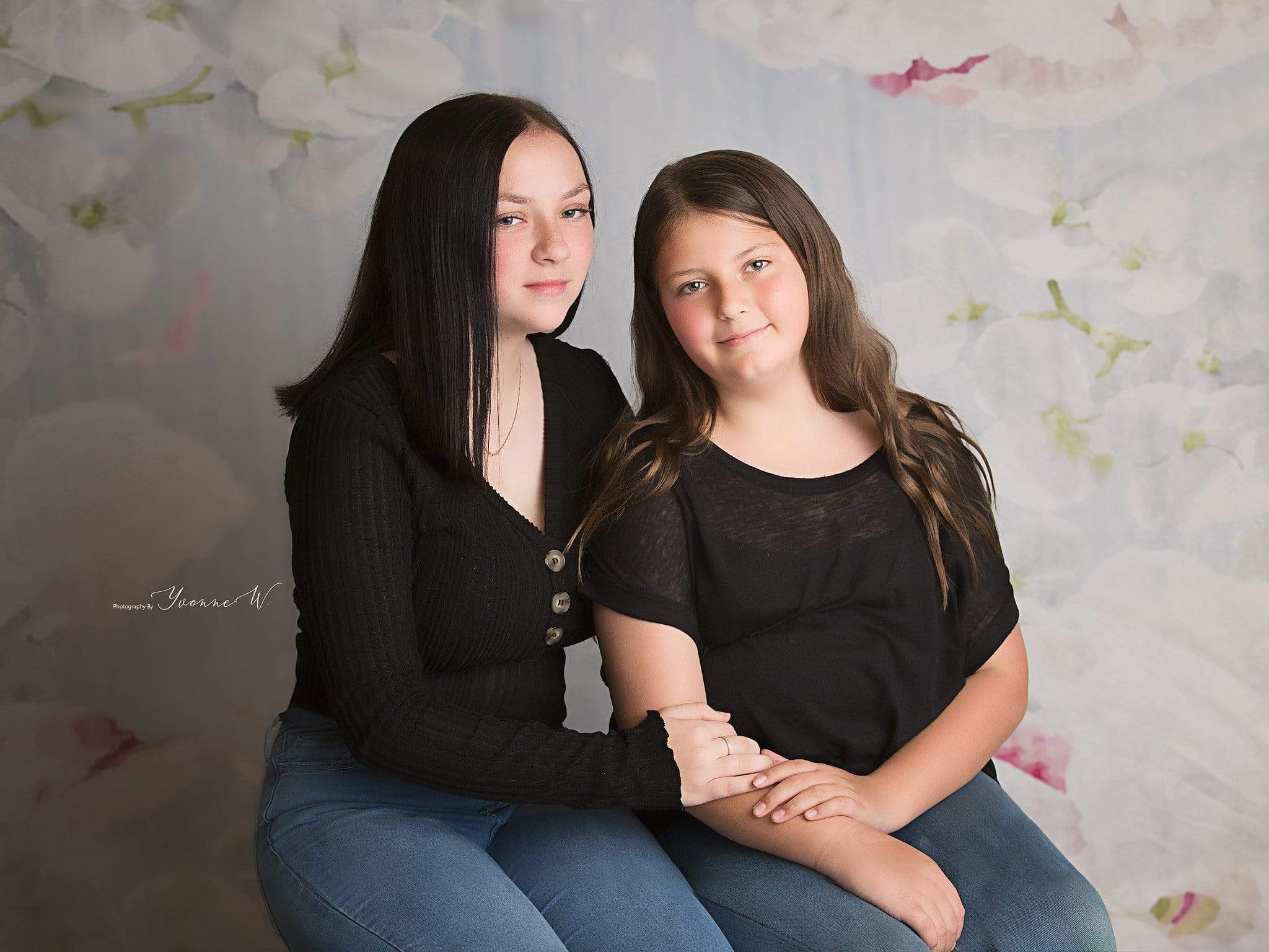 Kate Watercolor White Floral Fresh Backdrop Designed By Jerry_Sina - Kate Backdrop AU