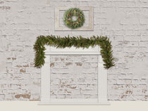 Kate Christmas Wreath Backdrop Brick Wall Designed By Jerry_Sina