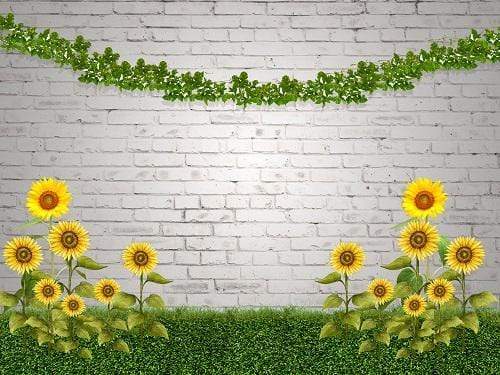Kate Spring Sunflower Grassland Backdrop Designed By Jerry_Sina