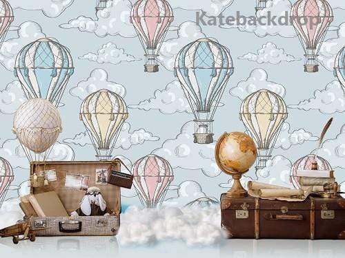 Kate Children Travel Around the World Spring Backdrop Designed By Jerry_Sina