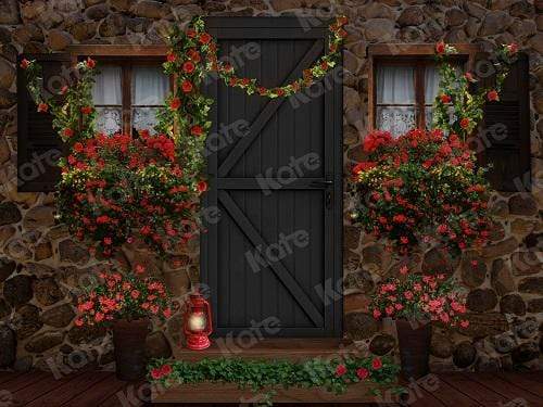 Kate Valentine's Day with Floral Barn Door Backdrop Designed By Jerry_Sina