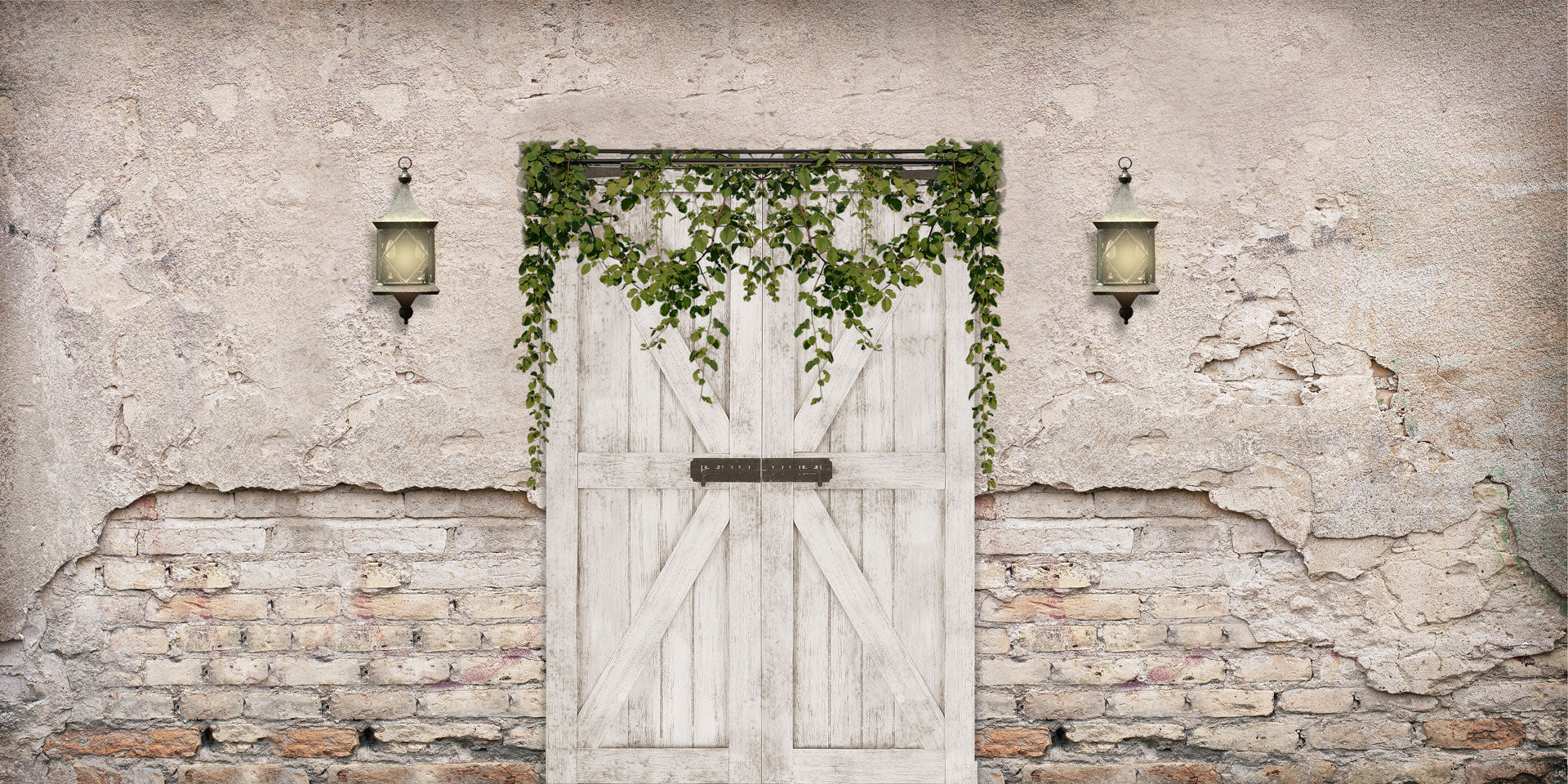 Kate Spring Vintage Wall Backdrop Barn Door for Photography
