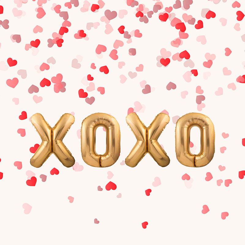 Kate Valentine's Day XOXO Backdrop for Photography