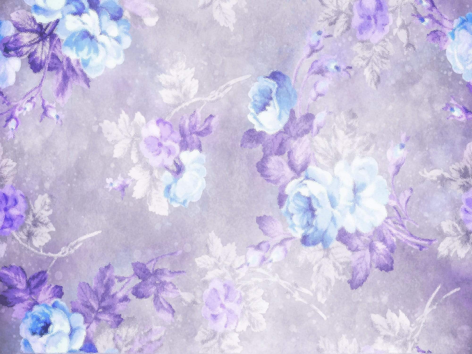 Kate Retro Blurry Bokeh Purple Flowers Backdrop for Photography Designed by JFCC - Kate Backdrop AU