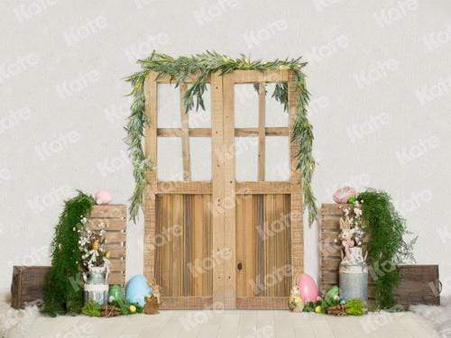 Kate Easter Barn Door Spring Decoration Backdrop