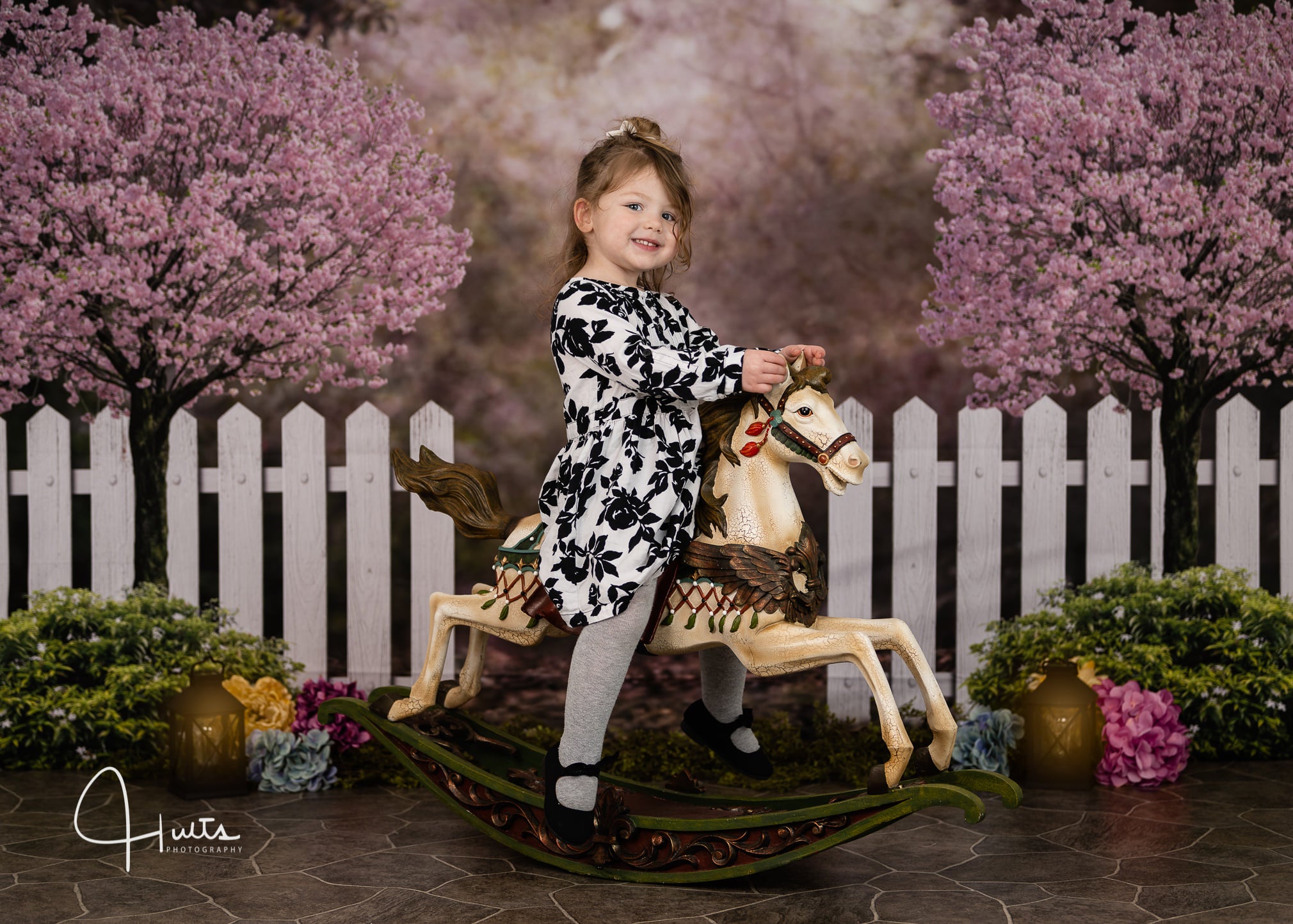 Kate Spring Garden Cherry Blossoms Backdrop for Photography - Kate Backdrop AU