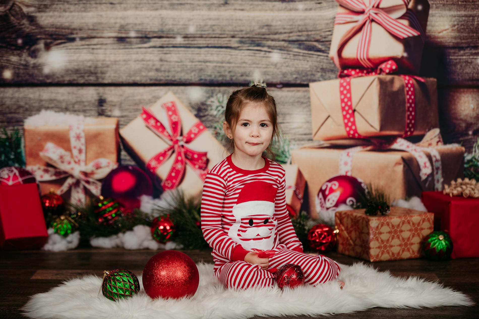 Kate Christmas Gifts Wood Floor Backdrops for Photography