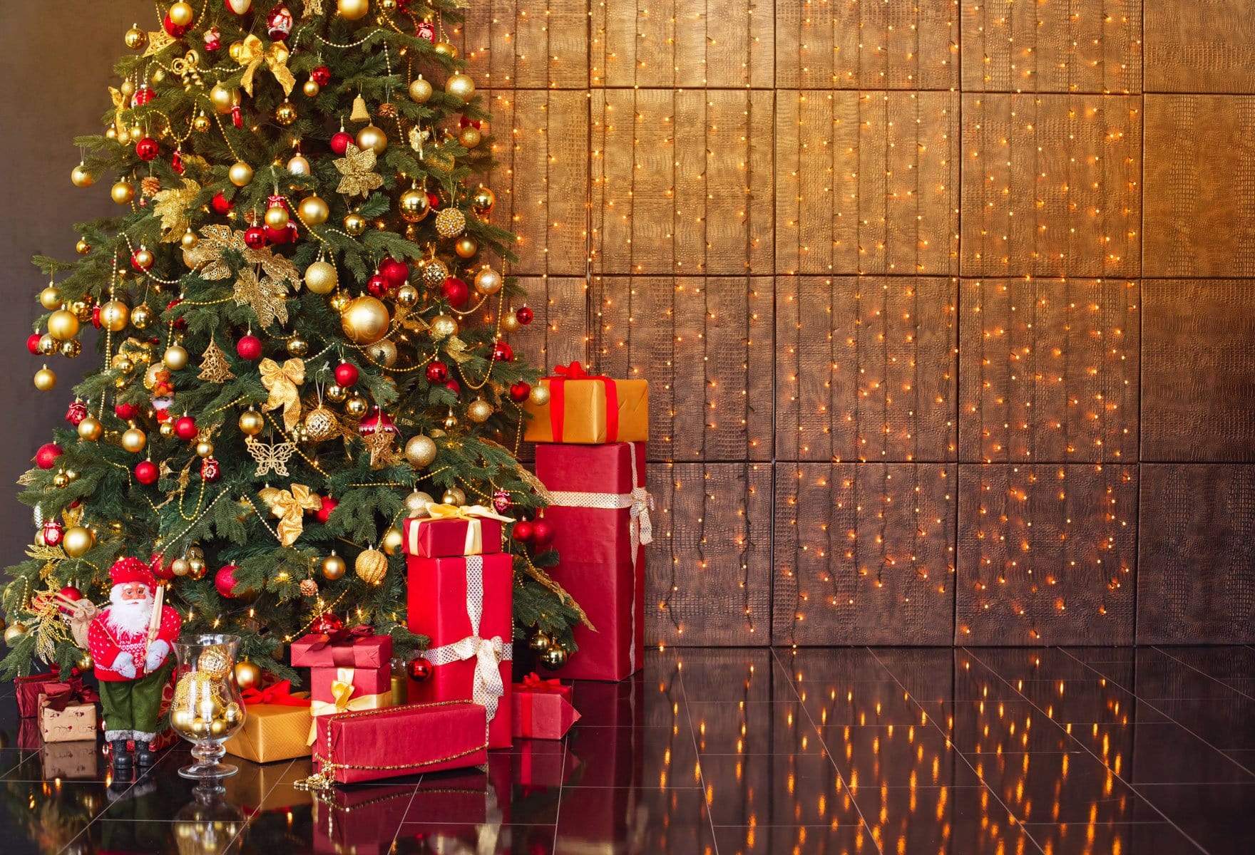 Kate Winter Christmas Backdrop Gifts for Pictures - Kate Backdrop AU