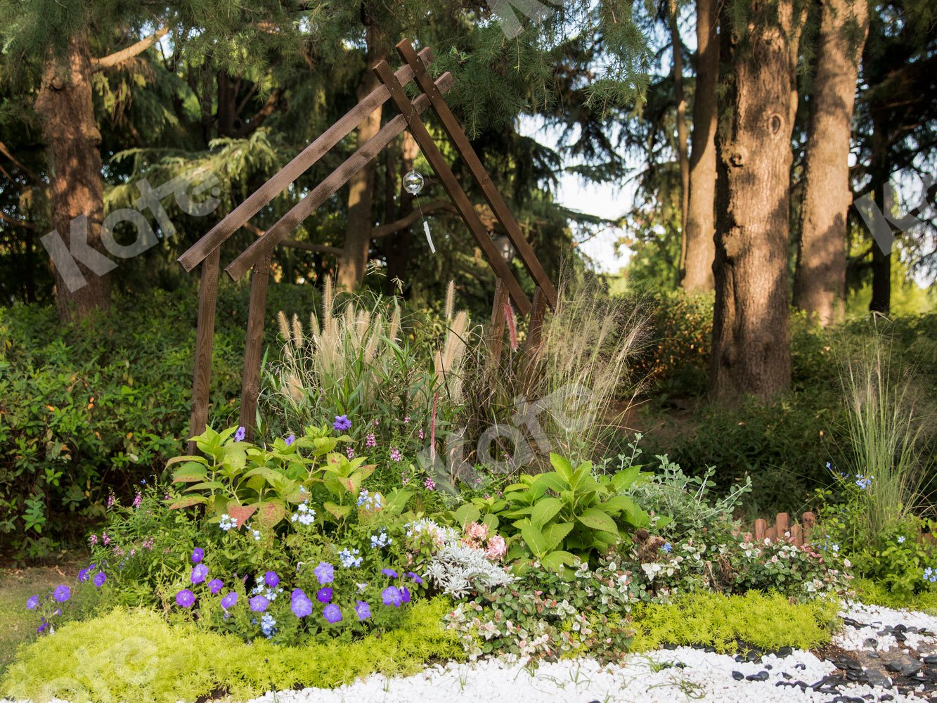 Kate Garden Flower Bush Backdrop for Photography - Kate Backdrop AU