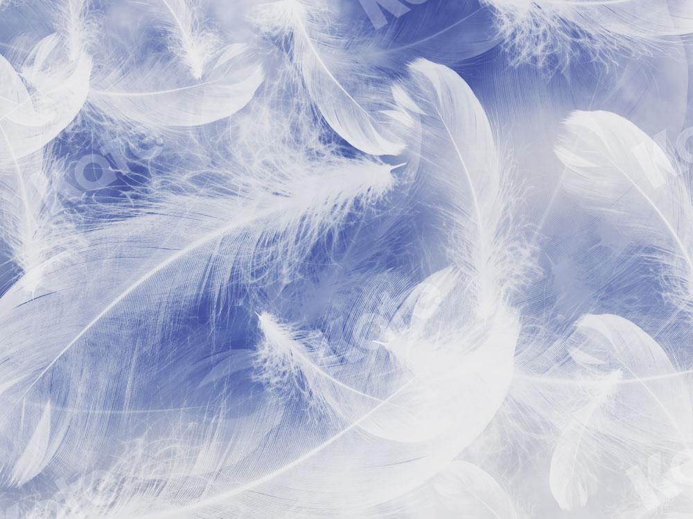 Kate White Feather Backdrop for Photography - Kate Backdrop AU