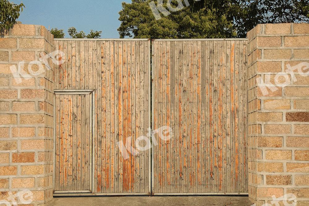 Kate Summer Old Wooden Door Backdrop Designed by Jia Chan Photography