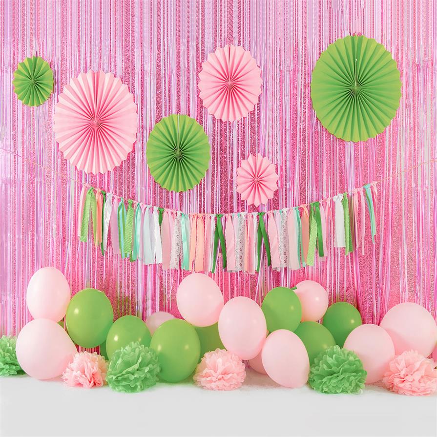 Kate Summer Cake Smash Balloons Backdrop Designed by Jia Chan Photography