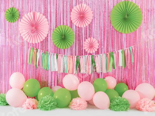 Kate Summer Cake Smash Balloons Backdrop Designed by Jia Chan Photography