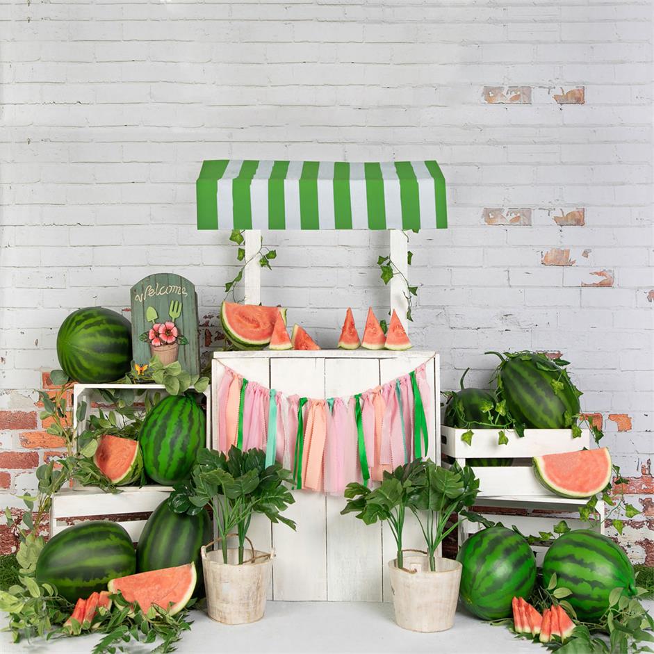 Kate Summer Watermelon Shop Backdrop Designed by Jia Chan Photography - Kate Backdrop AU