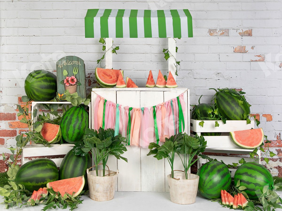 Kate Summer Watermelon Shop Backdrop Designed by Jia Chan Photography - Kate Backdrop AU