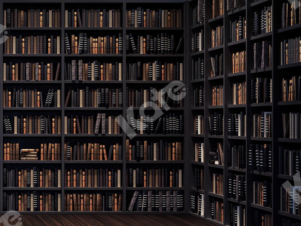 Kate Back To School Backdrop Library Bookshelf Books Designed by Emetselch - Kate Backdrop AU